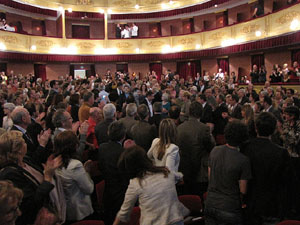Homenatge als germans Roca del Celler de Can Roca. Acte al Teatre Municipal