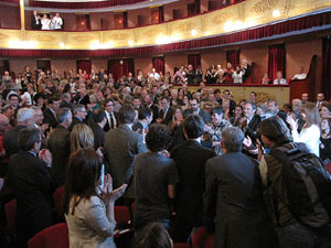 Homenatge als germans Roca del Celler de Can Roca. Acte al Teatre Municipal