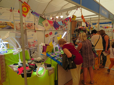 Vista general de l'&agrave;rea comercial del Sal&oacute; Interquilt