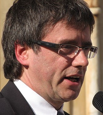 Carles Puigdemont, alcalde de Girona, durant la inauguració