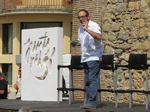 Presentaci&oacute; a Girona dels candidats de la llista Junts pel S&iacute;