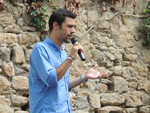 Presentaci&oacute; a Girona dels candidats de la llista Junts pel S&iacute;