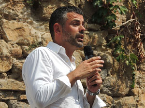 Presentaci&oacute; a Girona dels candidats de la llista Junts pel S&iacute;