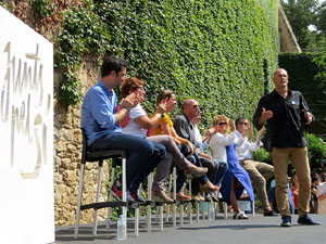 Presentaci&oacute; a Girona dels candidats de la llista Junts pel S&iacute;