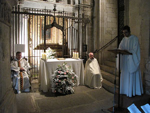 Festa de la Mare de Déu de Gràcia i de Bell-ull als claustres de la Catedral de Girona