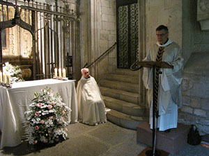 Festa de la Mare de Déu de Gràcia i de Bell-ull als claustres de la Catedral de Girona