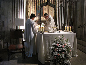 Festa de la Mare de D&eacute;u de Gr&agrave;cia i de Bell-ull als claustres de la Catedral de Girona