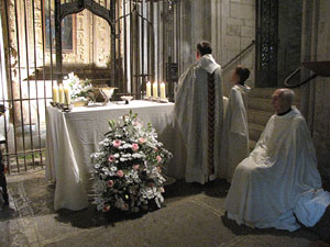 Festa de la Mare de D&eacute;u de Gr&agrave;cia i de Bell-ull als claustres de la Catedral de Girona