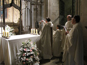 Festa de la Mare de D&eacute;u de Gr&agrave;cia i de Bell-ull als claustres de la Catedral de Girona
