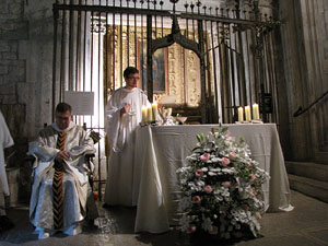Festa de la Mare de D&eacute;u de Gr&agrave;cia i de Bell-ull als claustres de la Catedral de Girona