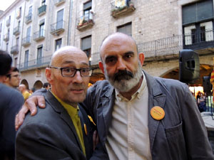 Concentraci&oacute; pel 9N a la pla&ccedil;a del Vi