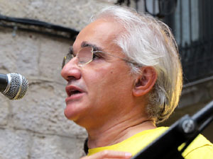 Concentraci&oacute; pel 9N a la pla&ccedil;a del Vi