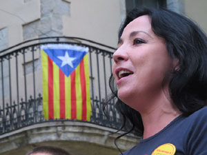 Concentraci&oacute; pel 9N a la pla&ccedil;a del Vi