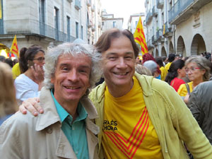 Concentraci&oacute; pel 9N a la pla&ccedil;a del Vi