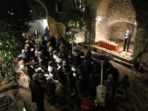 El Pati dels Rabins durant la commemoració