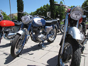 Primera concentraci&oacute; de Motos Hist&ograve;riques Ciutat de Girona