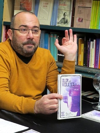 Josep Campmajó durant l'esdeveniment