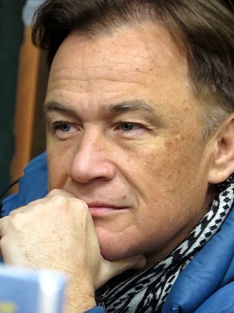 L'actor Martí Peraferrer durant l'esdeveniment