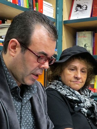 Xavier Delòs durant l'esdeveniment