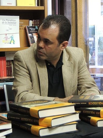 Xavier Delòs durant l'esdeveniment