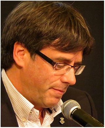 Carles Puigdemont, alcalde de Girona, durant la presentació