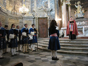 Benedicci&oacute; de la bandera a la capella de Sant Narc&iacute;s