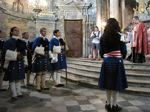 Benedicci&oacute; de la bandera a la capella de Sant Narc&iacute;s