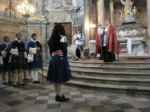 Benedicci&oacute; de la bandera a la capella de Sant Narc&iacute;s