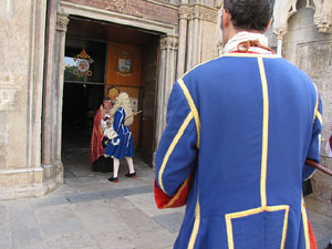 Benedicci&oacute; de la bandera a la capella de Sant Narc&iacute;s