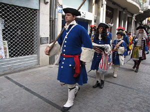 Sortida de la bas&iacute;lica de Sant Feliu