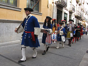 Desfilada a la pla&ccedil;a del Vi