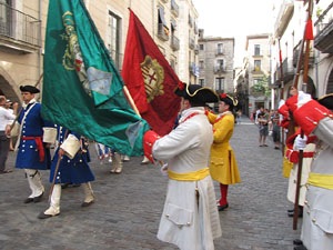 Sortida de la bas&iacute;lica de Sant Feliu