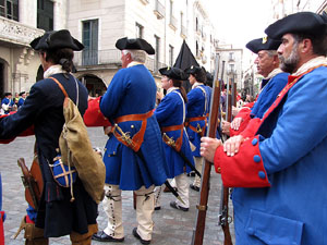 Desfilada a la pla&ccedil;a del Vi
