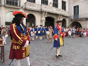Desfilada a la pla&ccedil;a del Vi