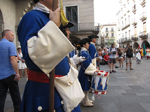 Sortida de la bas&iacute;lica de Sant Feliu