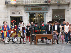 Jura de la bandera a la pla&ccedil;a del Vi