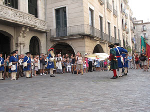 Jura de la bandera a la pla&ccedil;a del Vi