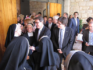 Inauguraci&oacute; de la restauraci&oacute; del claustre de Sant Daniel