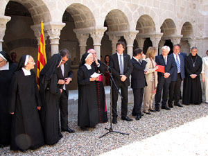 Inauguraci&oacute; de la restauraci&oacute; del claustre de Sant Daniel