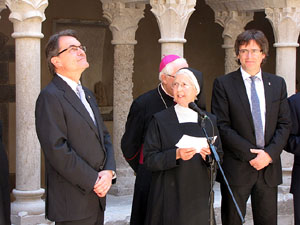 Inauguraci&oacute; de la restauraci&oacute; del claustre de Sant Daniel