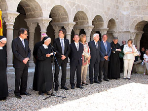 Inauguraci&oacute; de la restauraci&oacute; del claustre de Sant Daniel