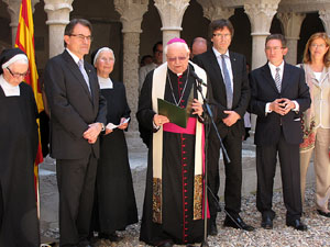 Inauguraci&oacute; de la restauraci&oacute; del claustre de Sant Daniel
