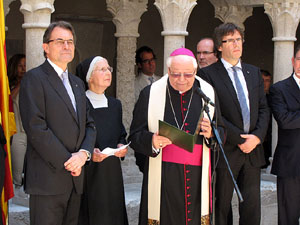 Inauguraci&oacute; de la restauraci&oacute; del claustre de Sant Daniel