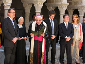 Inauguraci&oacute; de la restauraci&oacute; del claustre de Sant Daniel