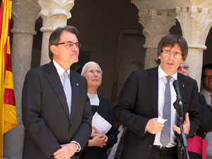 Inauguraci&oacute; de la restauraci&oacute; del claustre de Sant Daniel