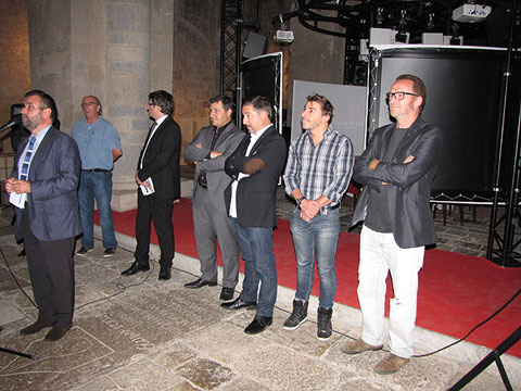 Un moment de la presentaci&oacute; de l'exposici&oacute;