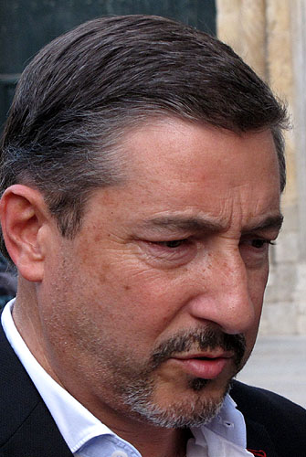 Joan Roca, abans de la inauguraci&oacute;