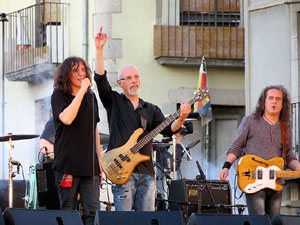 Concert de Sopa de Cabra a la Rambla de la Llibertat