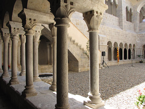 El claustre del monestir de Sant Daniel
