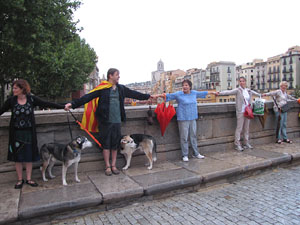 Via catalana. Cadena del Giron&egrave;s